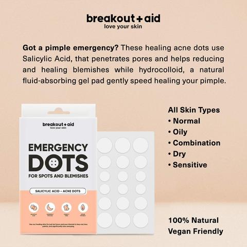 Emergency dots – genezende plakkertjes voor puistjes